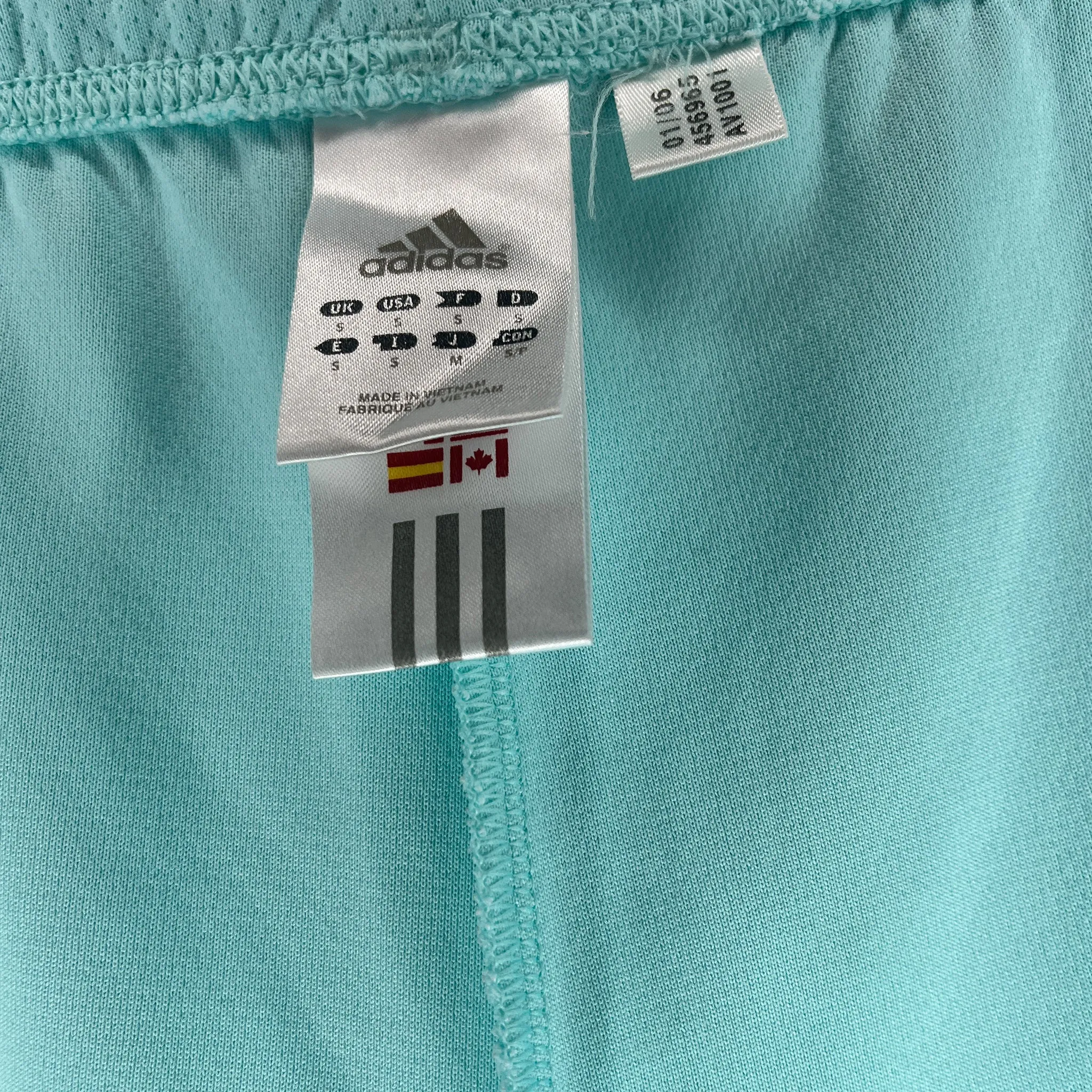 Adidas Jogger Pants Light Blue, White Size S SKU 000261-7