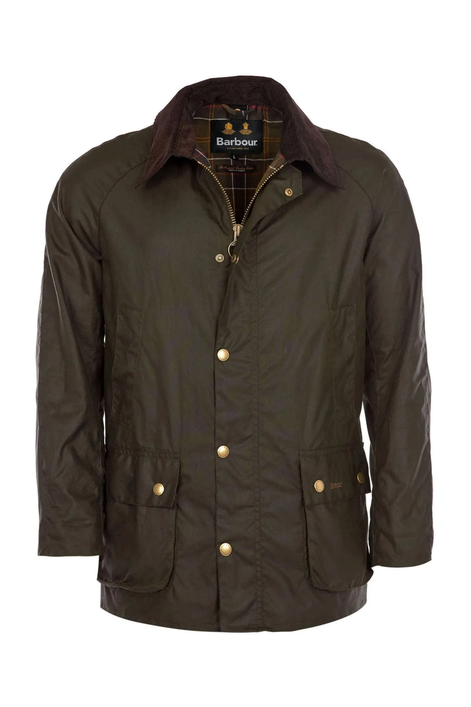 Ashby Wax Jacket - Olive
