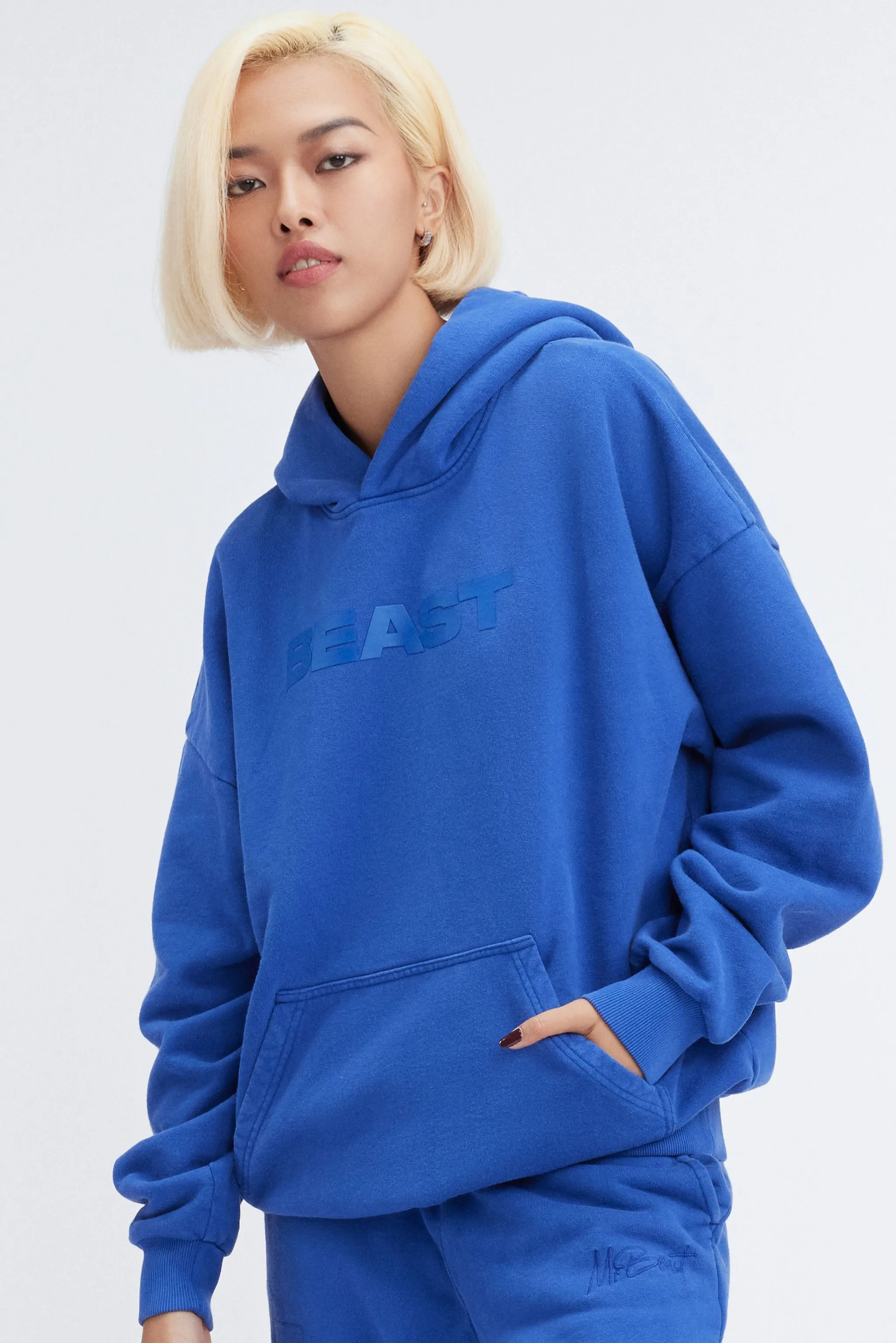 BEAST ORIGINALS HOODIE - COBALT BLUE