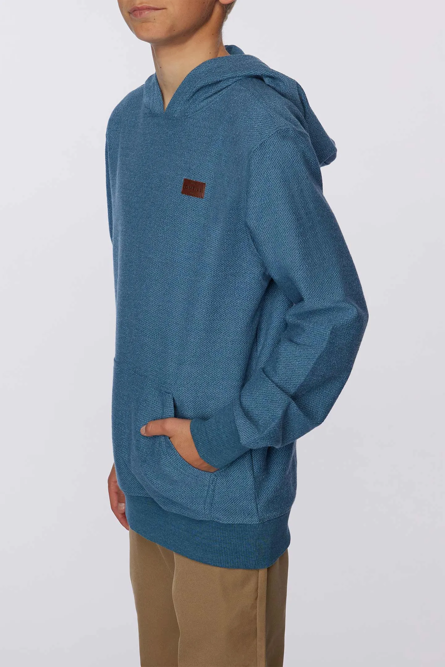 BOY'S BAVARO SOLID PULLOVER FLEECE