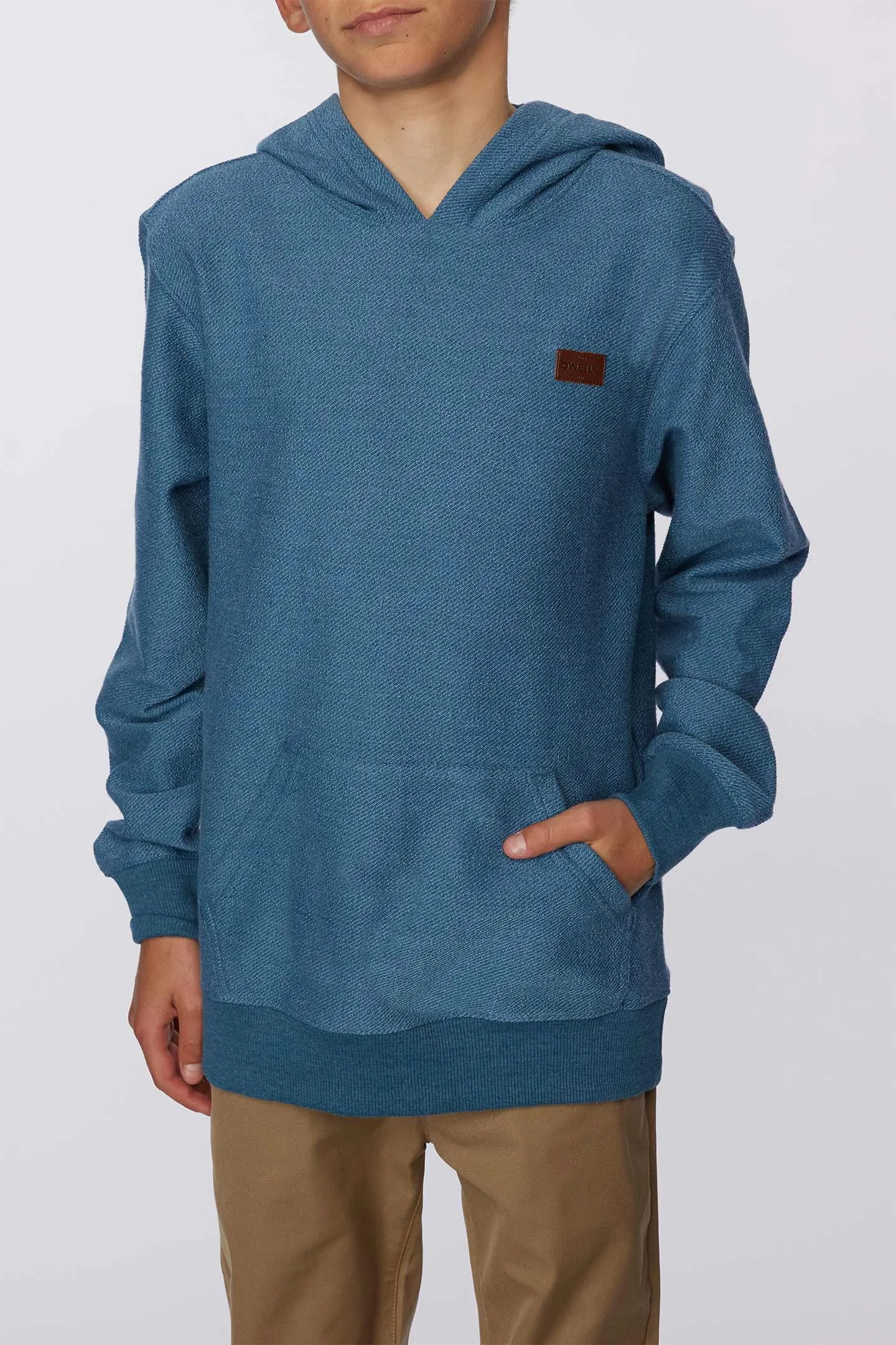 BOY'S BAVARO SOLID PULLOVER FLEECE