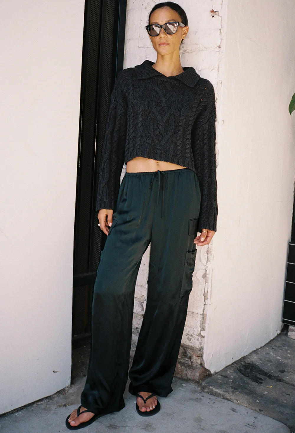 Branca Gray Cotton Pullover