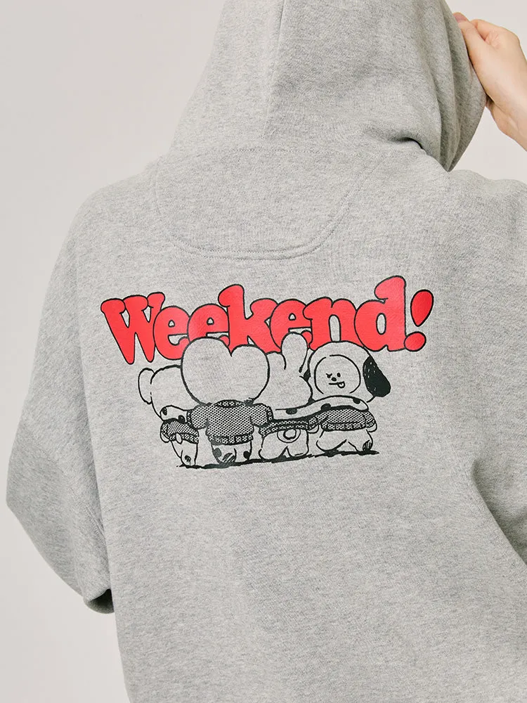 BT21 Basic Unit Zip Up Hoodie