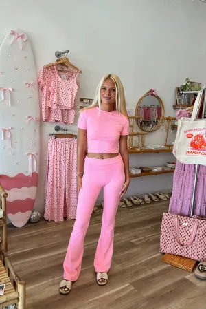 Buttery Soft Yoga Pants in Pink