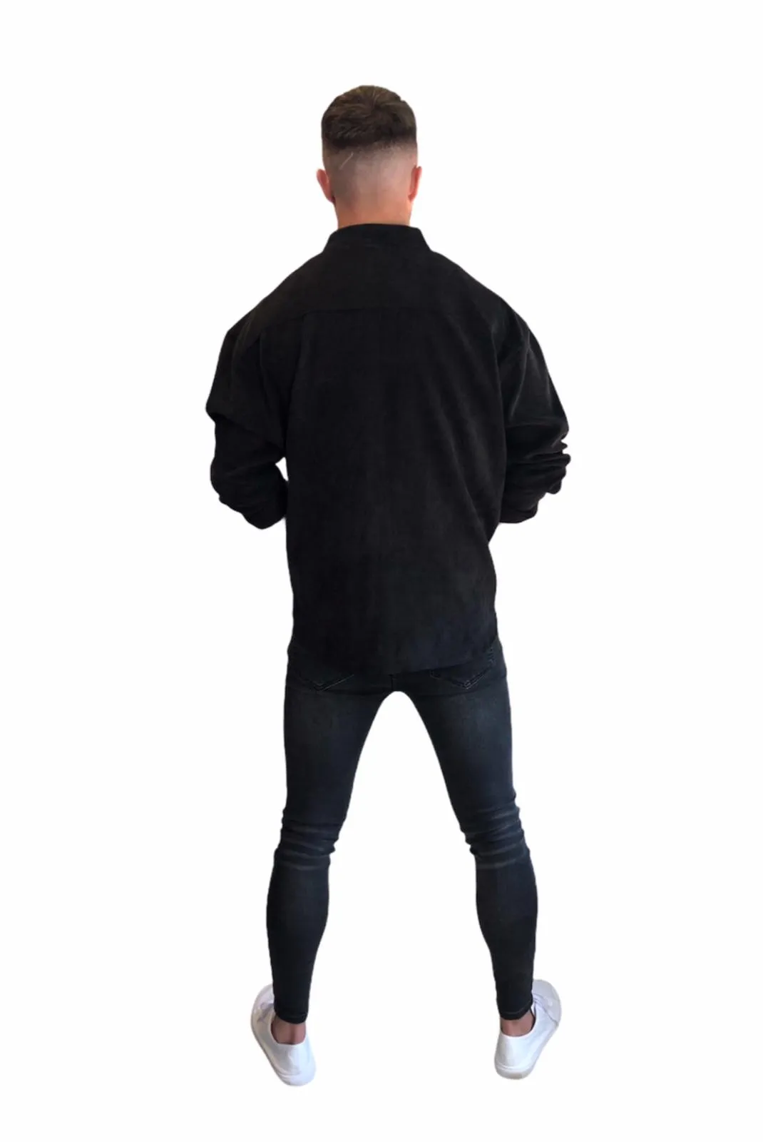 Corduroy Overshirt Black