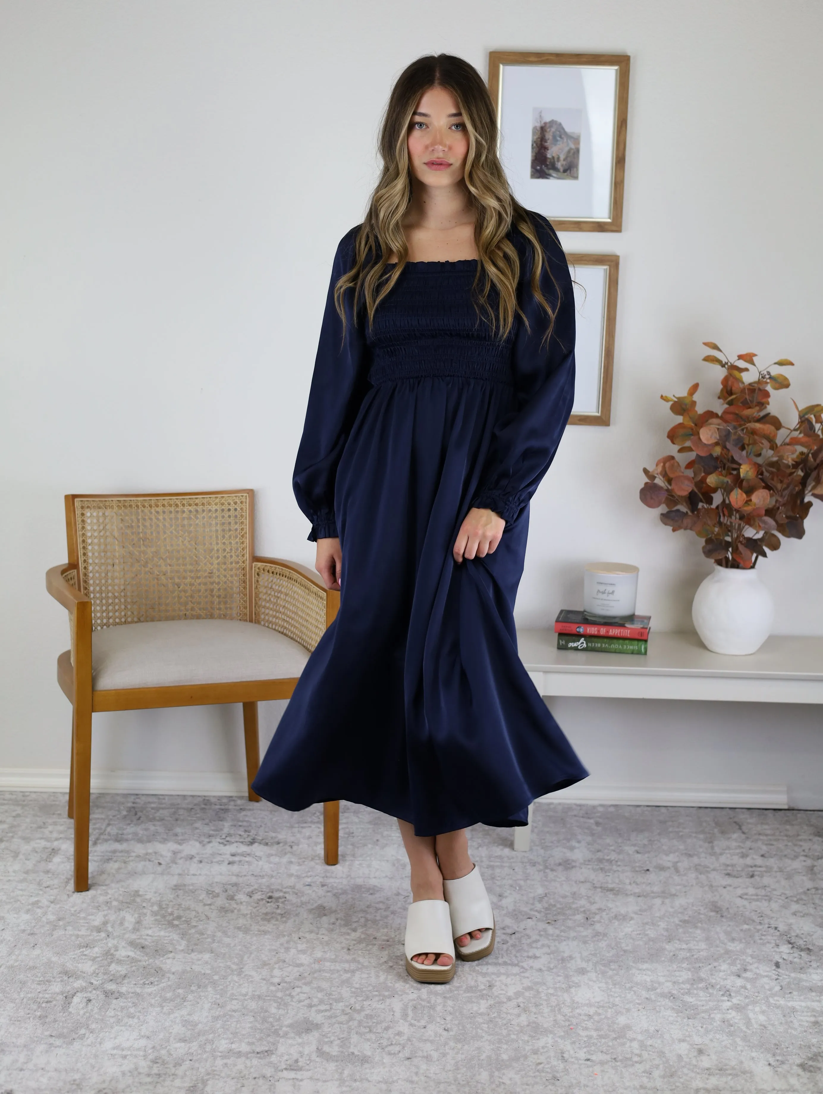 Darla Smocked Maxi Dress - Sale