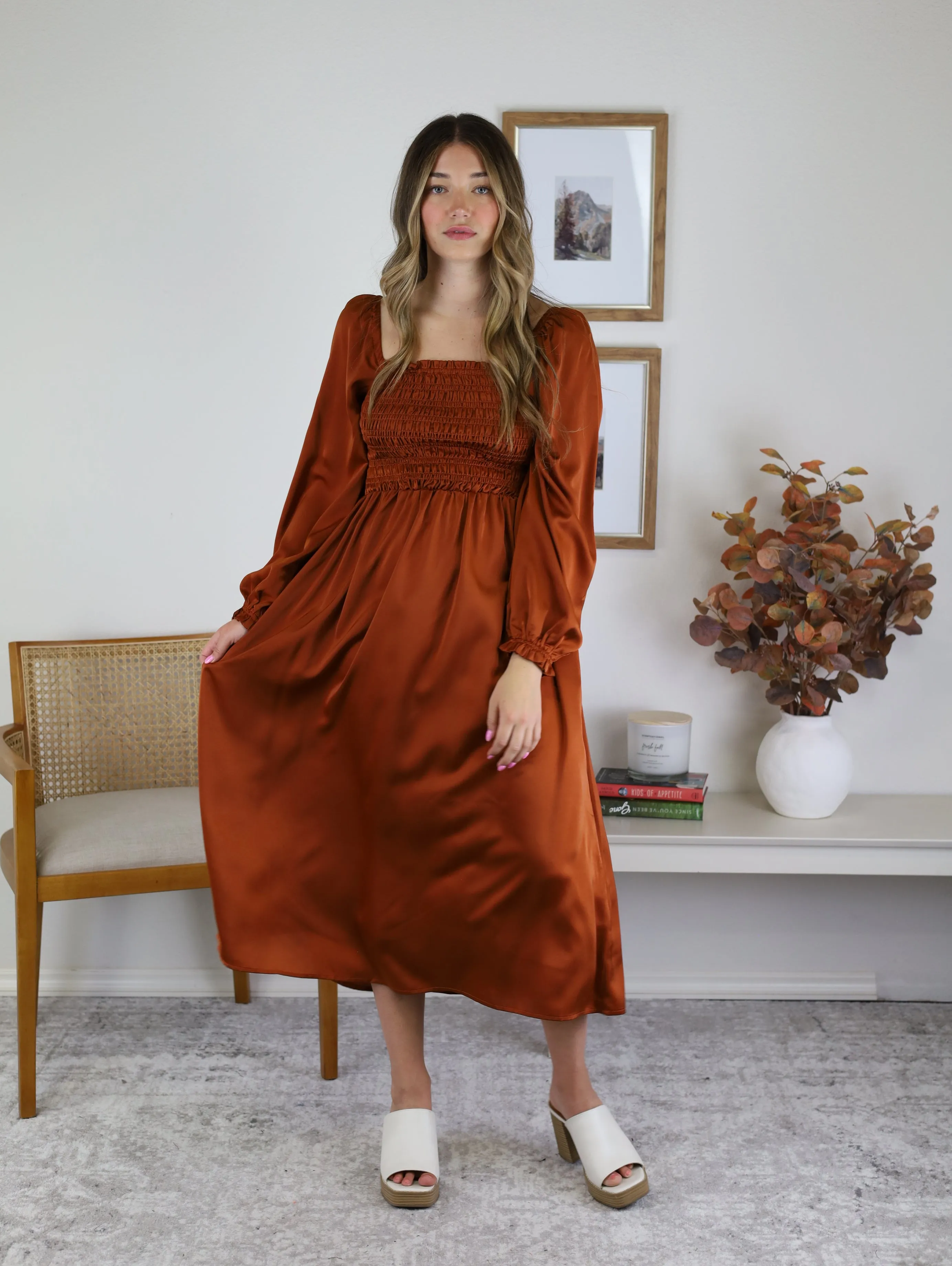 Darla Smocked Maxi Dress - Sale