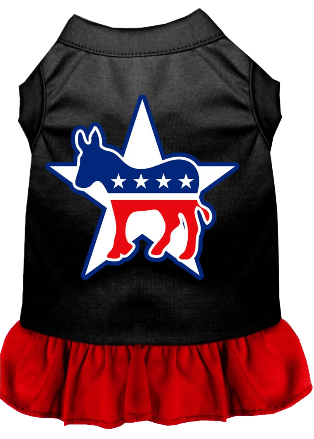 Democrat-Themed Screen Printed Dress for Dogs & Cats - Comfortable Pet Apparel