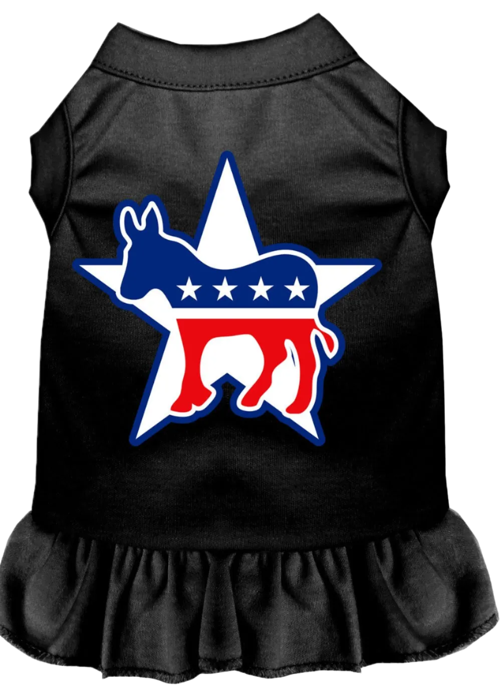 Democrat-Themed Screen Printed Dress for Dogs & Cats - Comfortable Pet Apparel