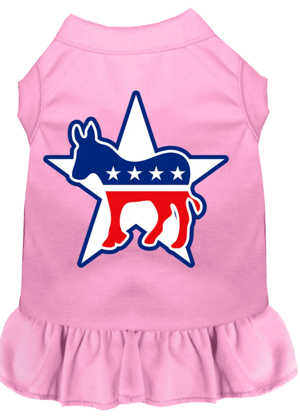Democrat-Themed Screen Printed Dress for Dogs & Cats - Comfortable Pet Apparel