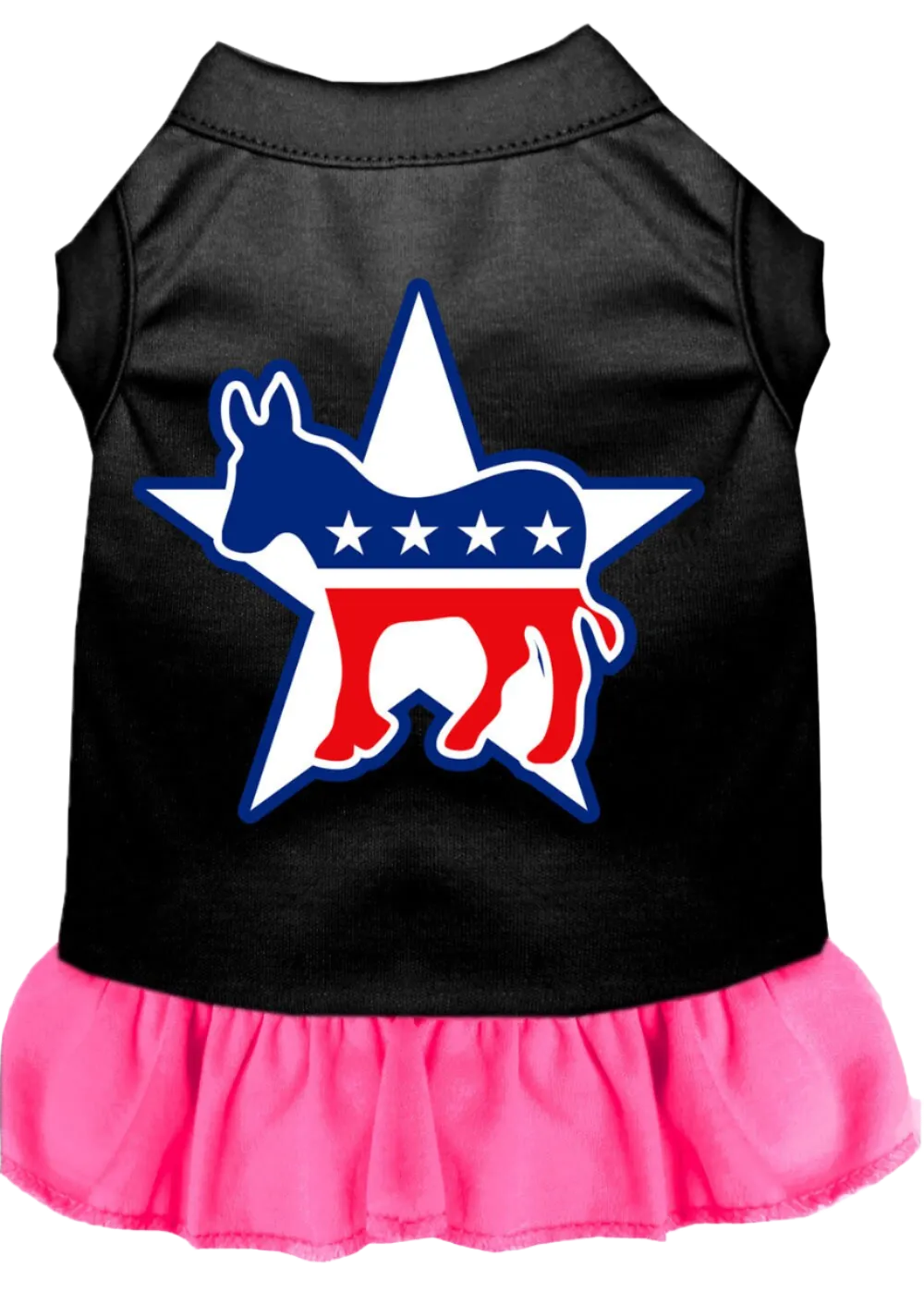 Democrat-Themed Screen Printed Dress for Dogs & Cats - Comfortable Pet Apparel
