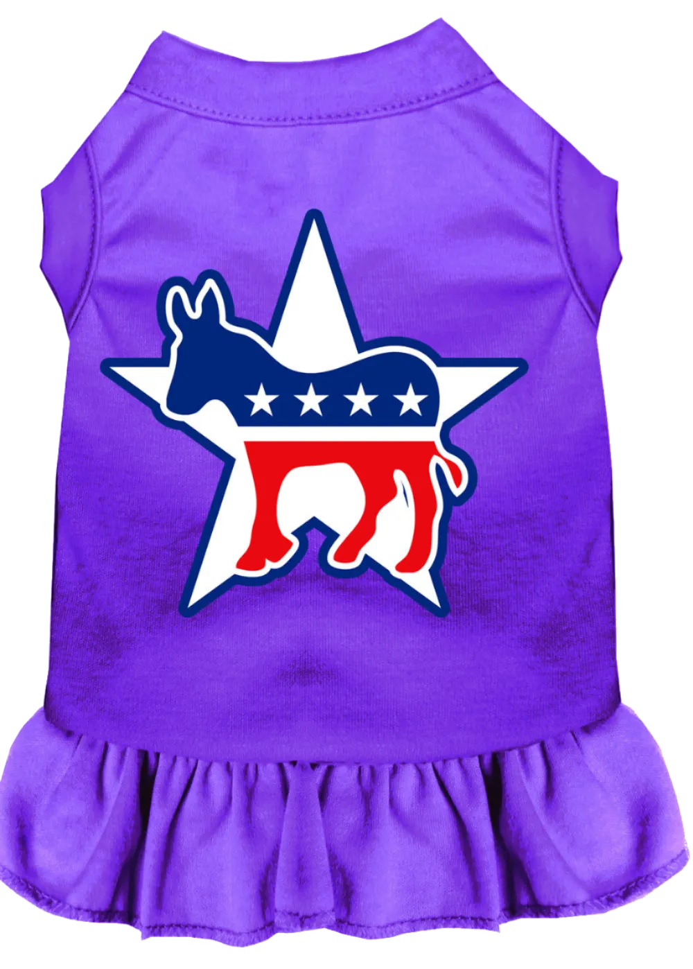 Democrat-Themed Screen Printed Dress for Dogs & Cats - Comfortable Pet Apparel