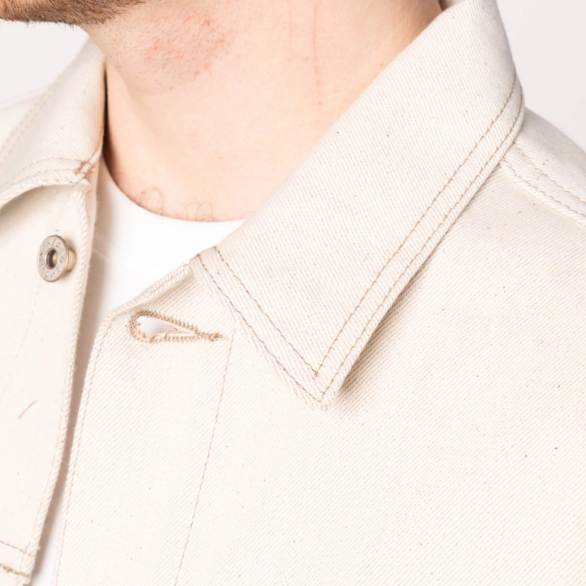 Denim Jacket - All Natural Ecru Foxfibre Selvedge