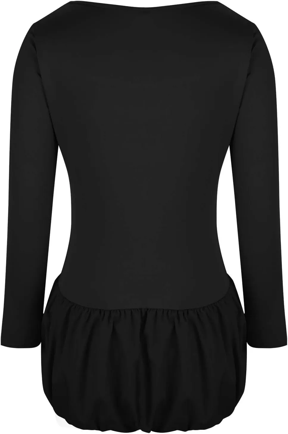 Dresses for Women 2025 Elegant Classy Scoop Neck Long Sleeve Mini Dress Sexy Sundress Loose Fit Flowy Dresses