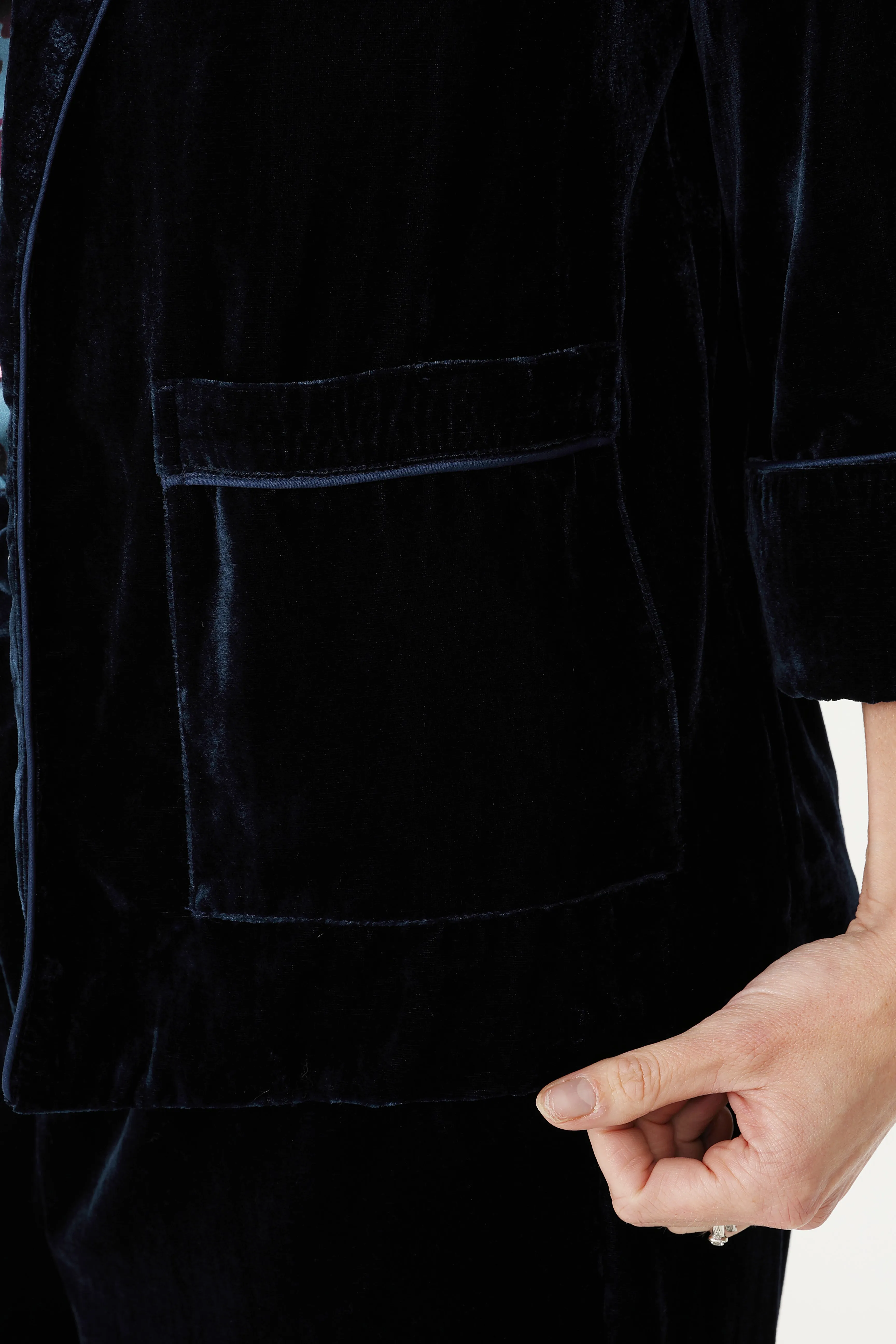 Dublin Blazer Navy Velvet