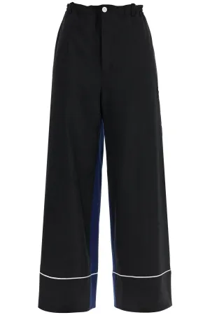 elegant black virgin wool trousers PAMA0335QUTW839 BLACK