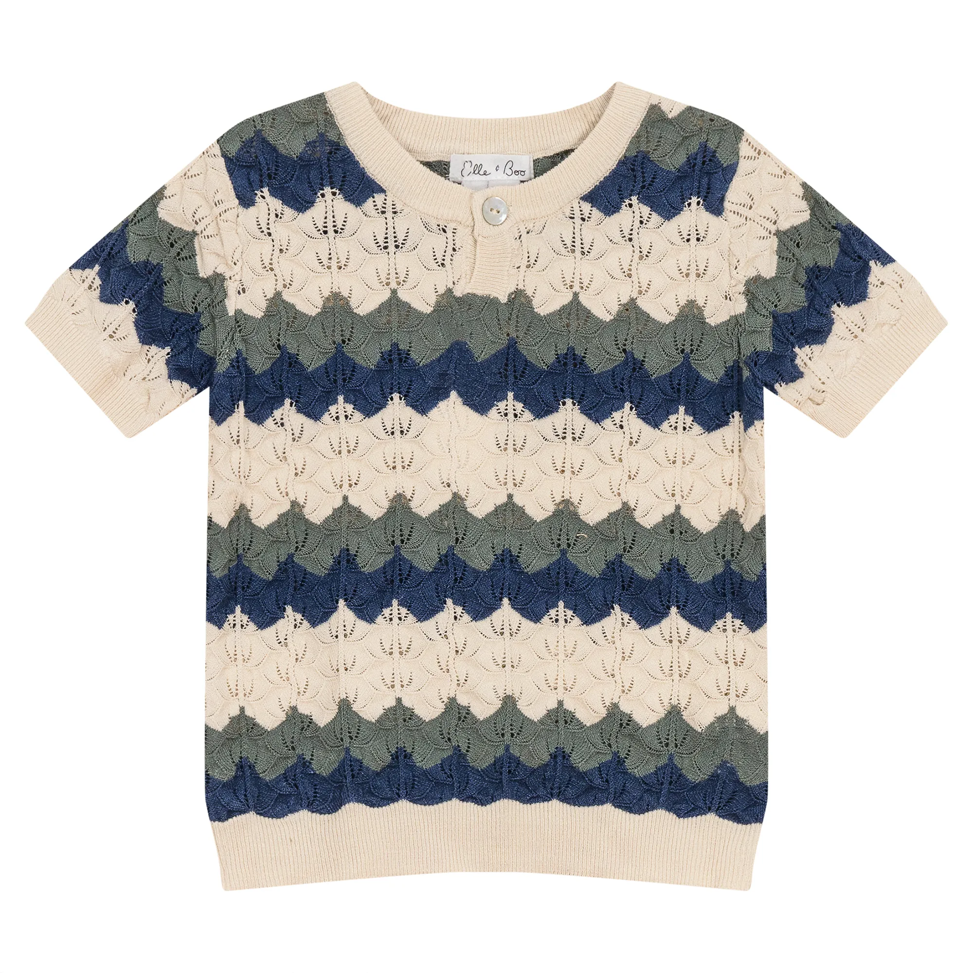 Elle & Boo Chevron Knit Top