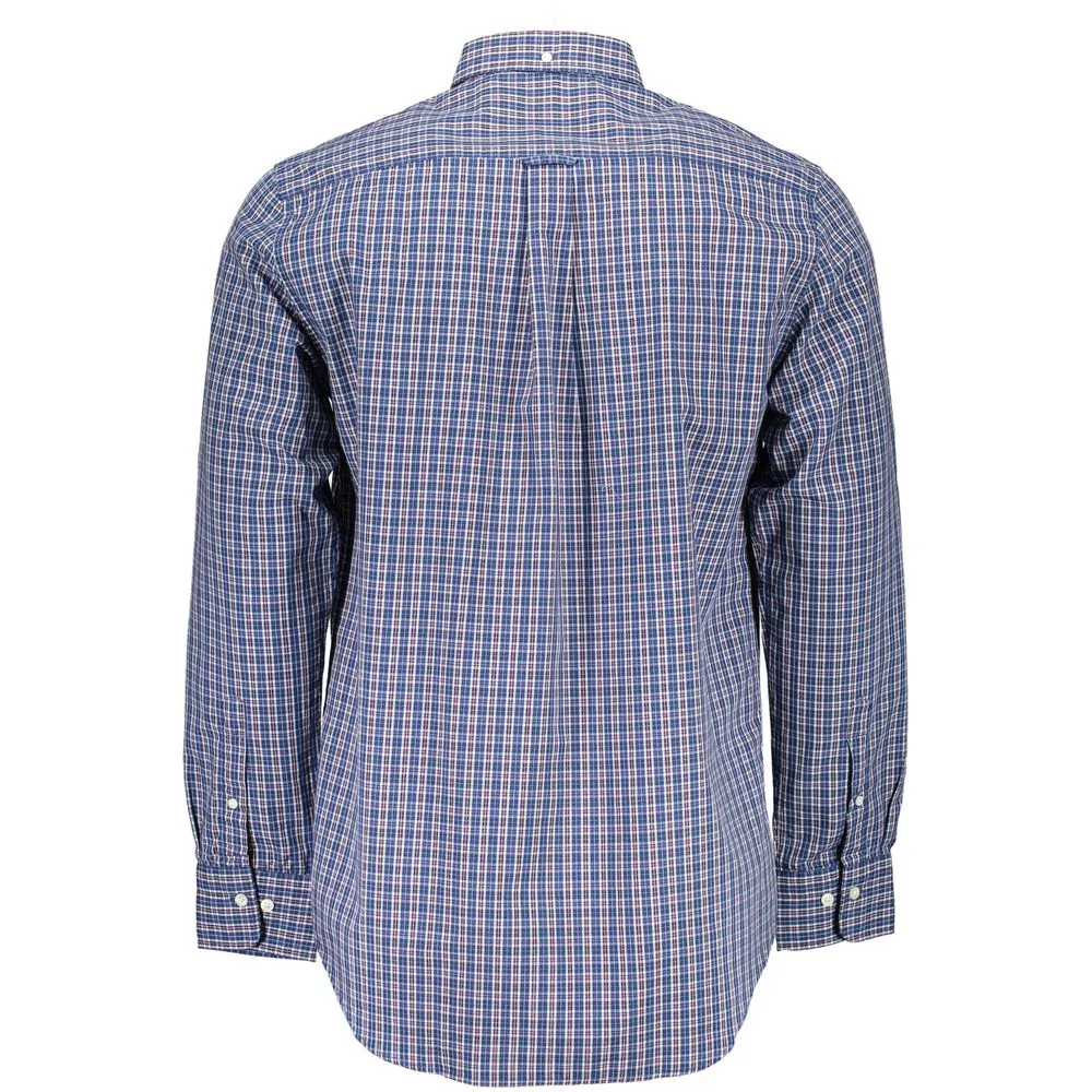 Gant Elegant Purple Long Sleeve Button-Down Shirt