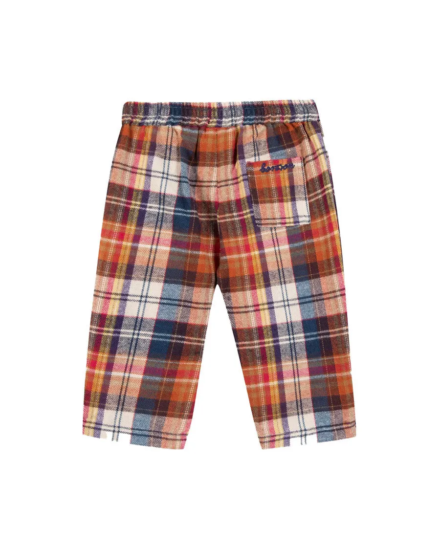Gino Check Trousers - Carreau Bucheron Tile