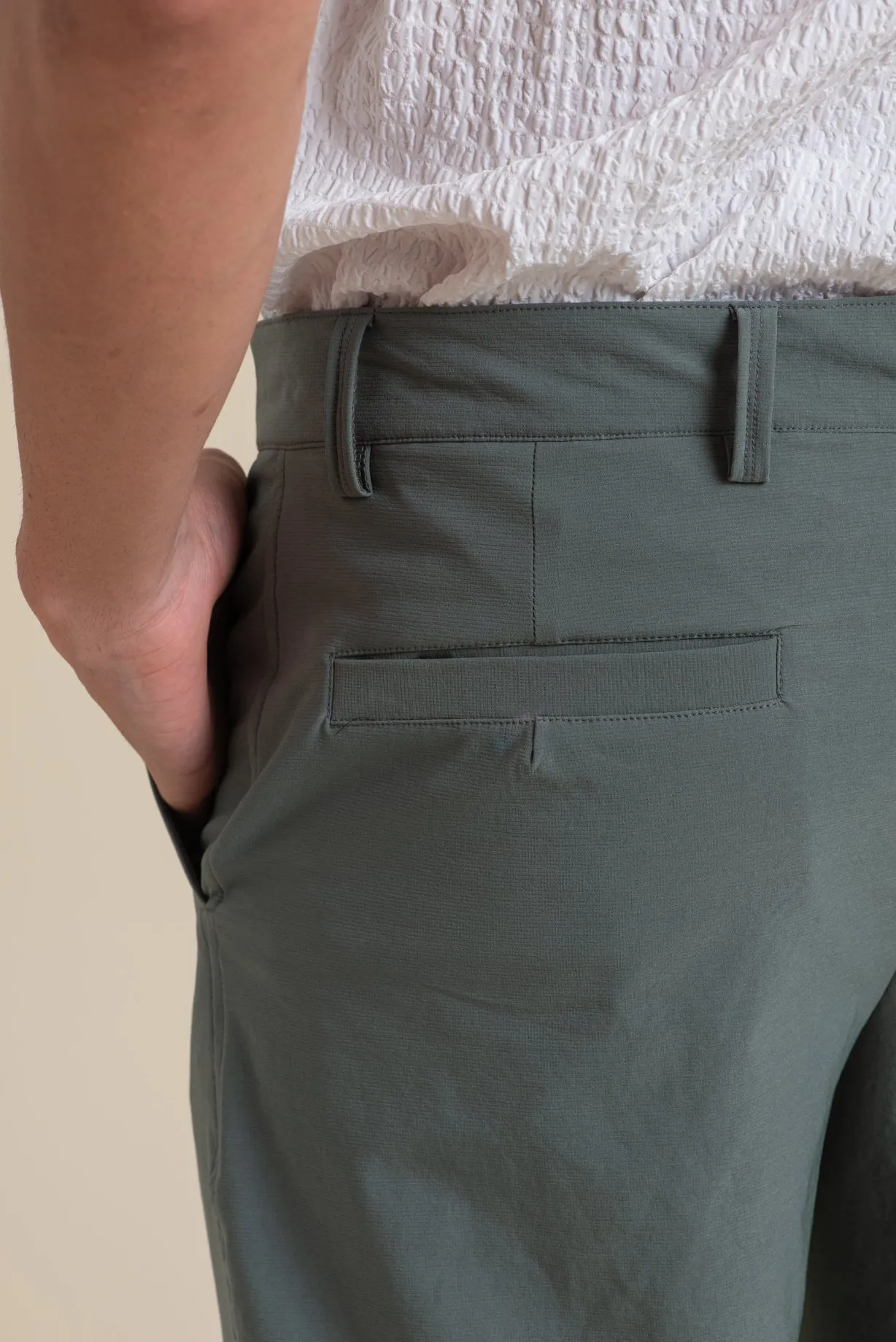 GREEN 4WAY LYCRA TROUSER