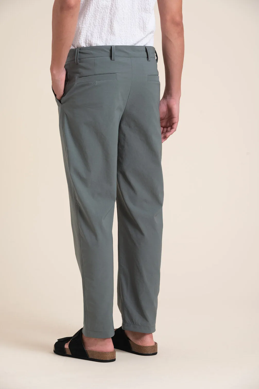 GREEN 4WAY LYCRA TROUSER