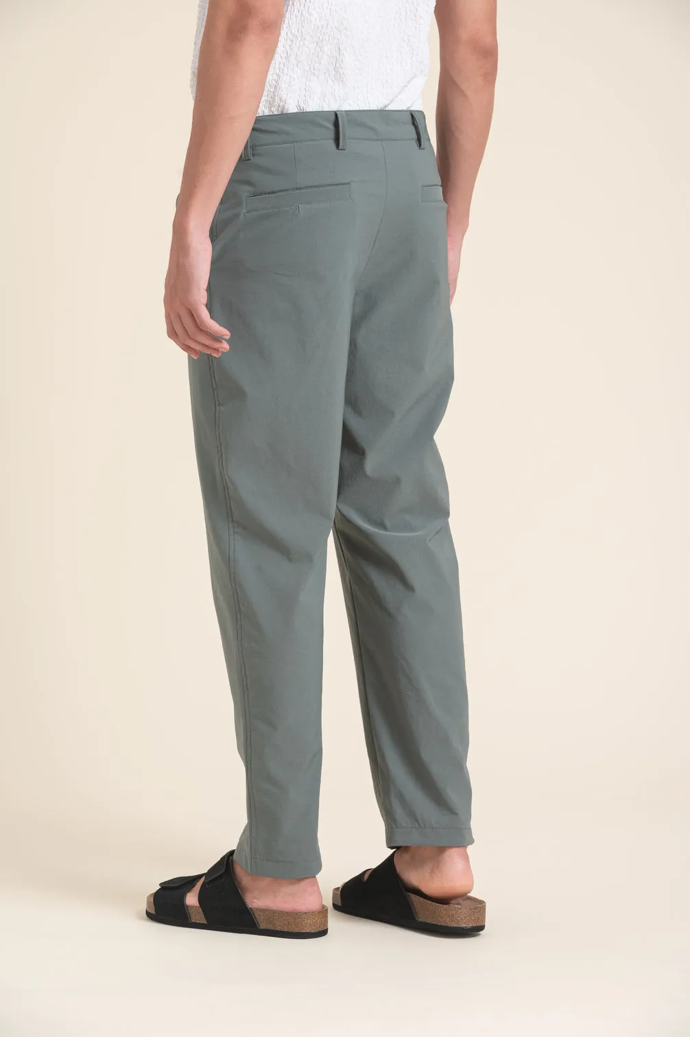 GREEN 4WAY LYCRA TROUSER