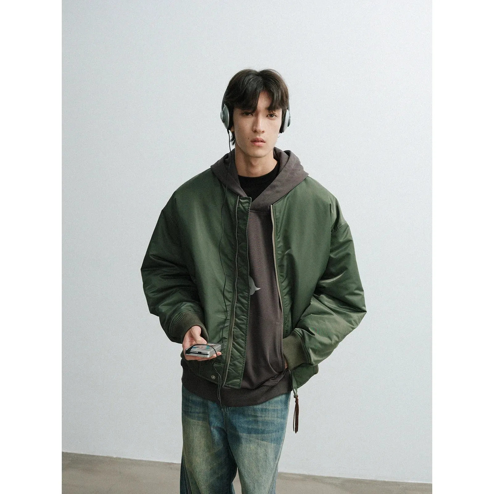 Green Bomber Jacket