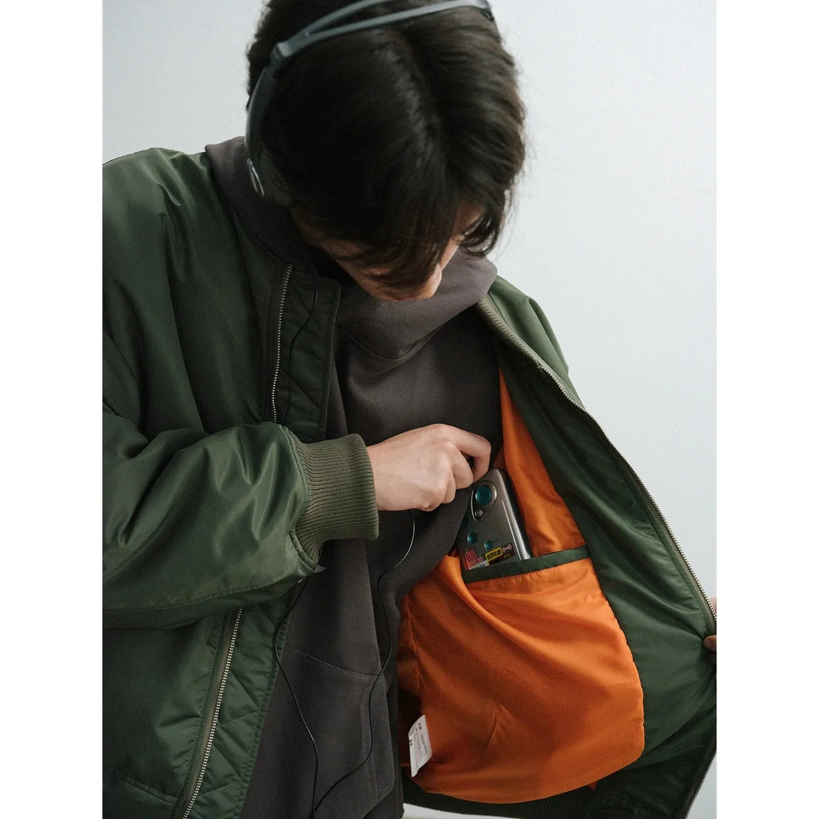 Green Bomber Jacket