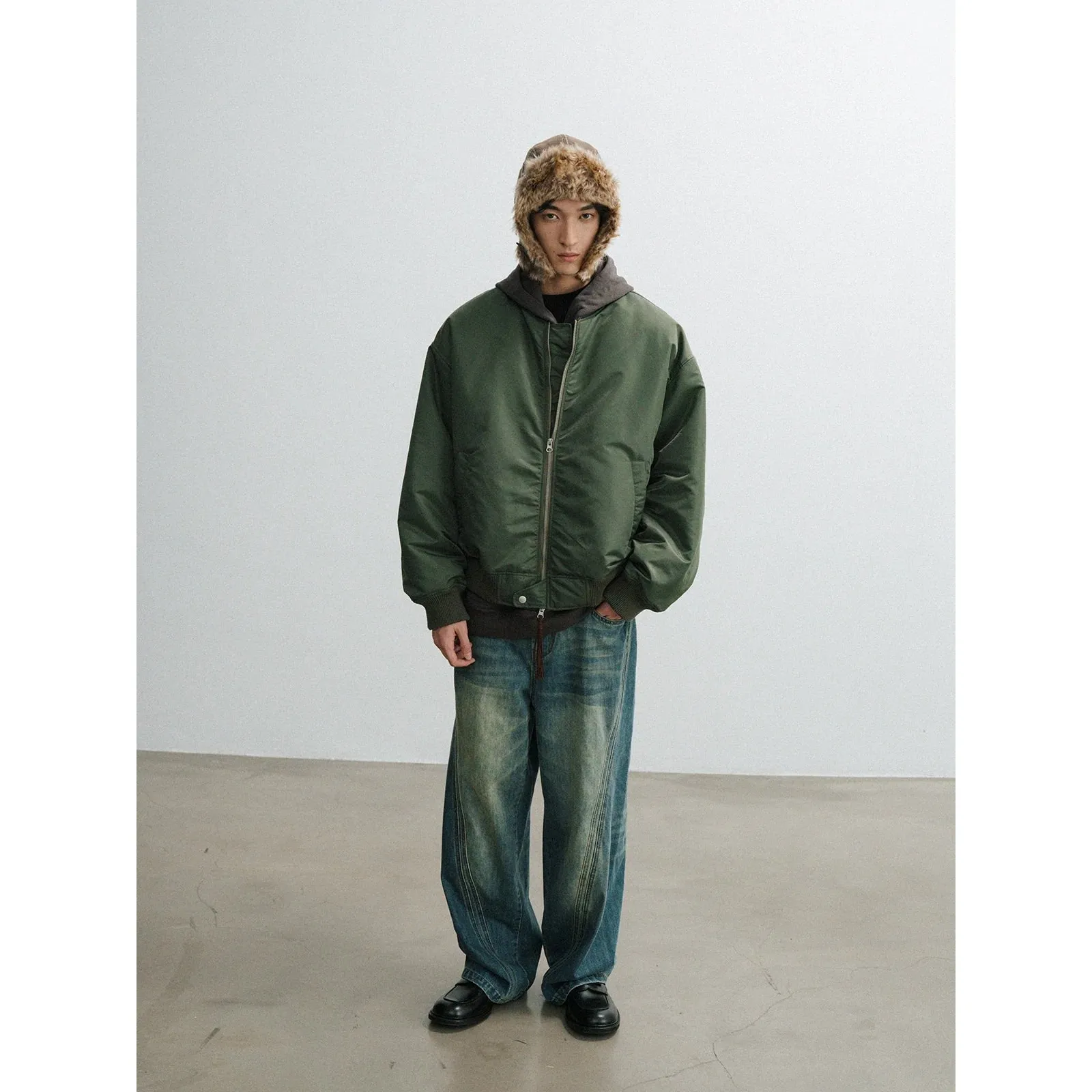 Green Bomber Jacket