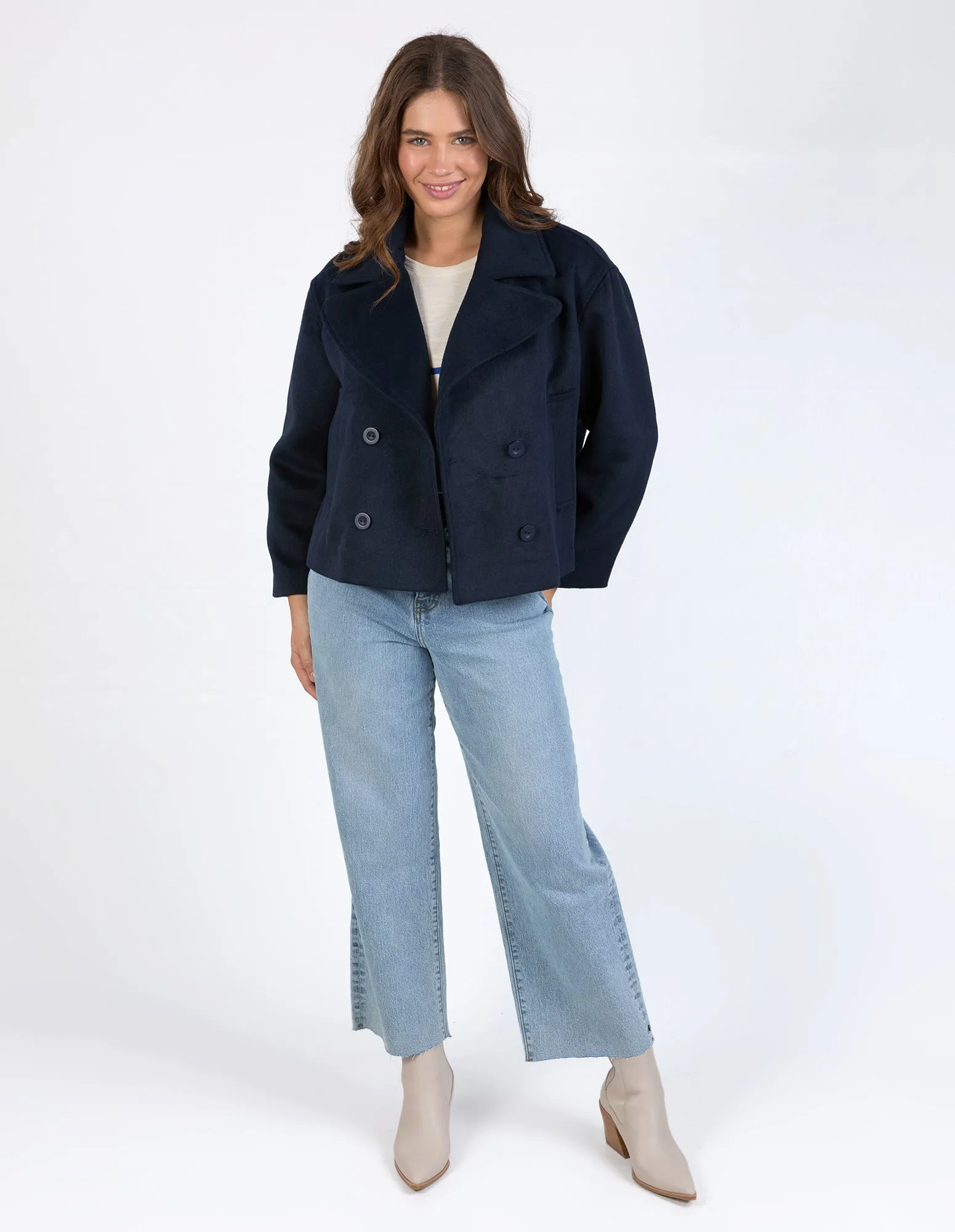 Harley Peacoat - Navy