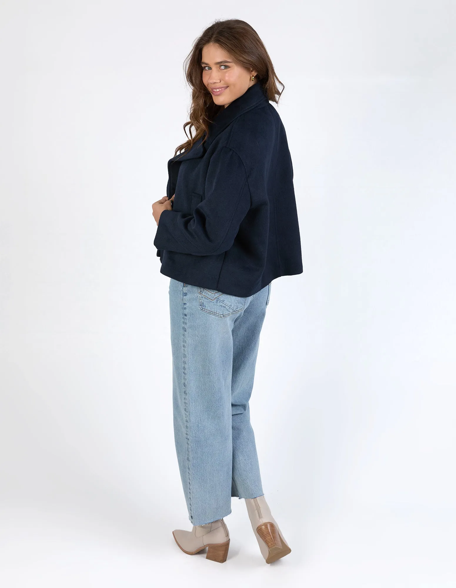 Harley Peacoat - Navy