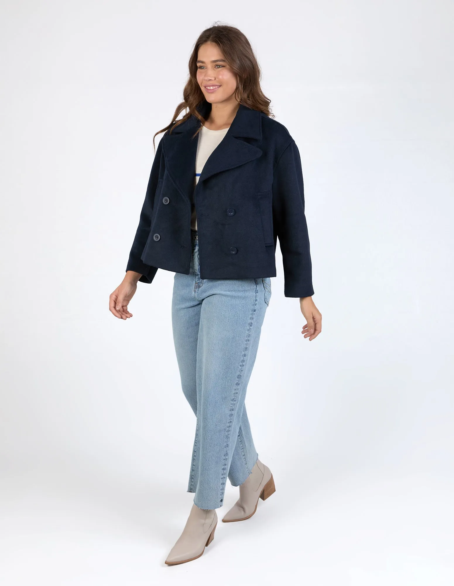 Harley Peacoat - Navy