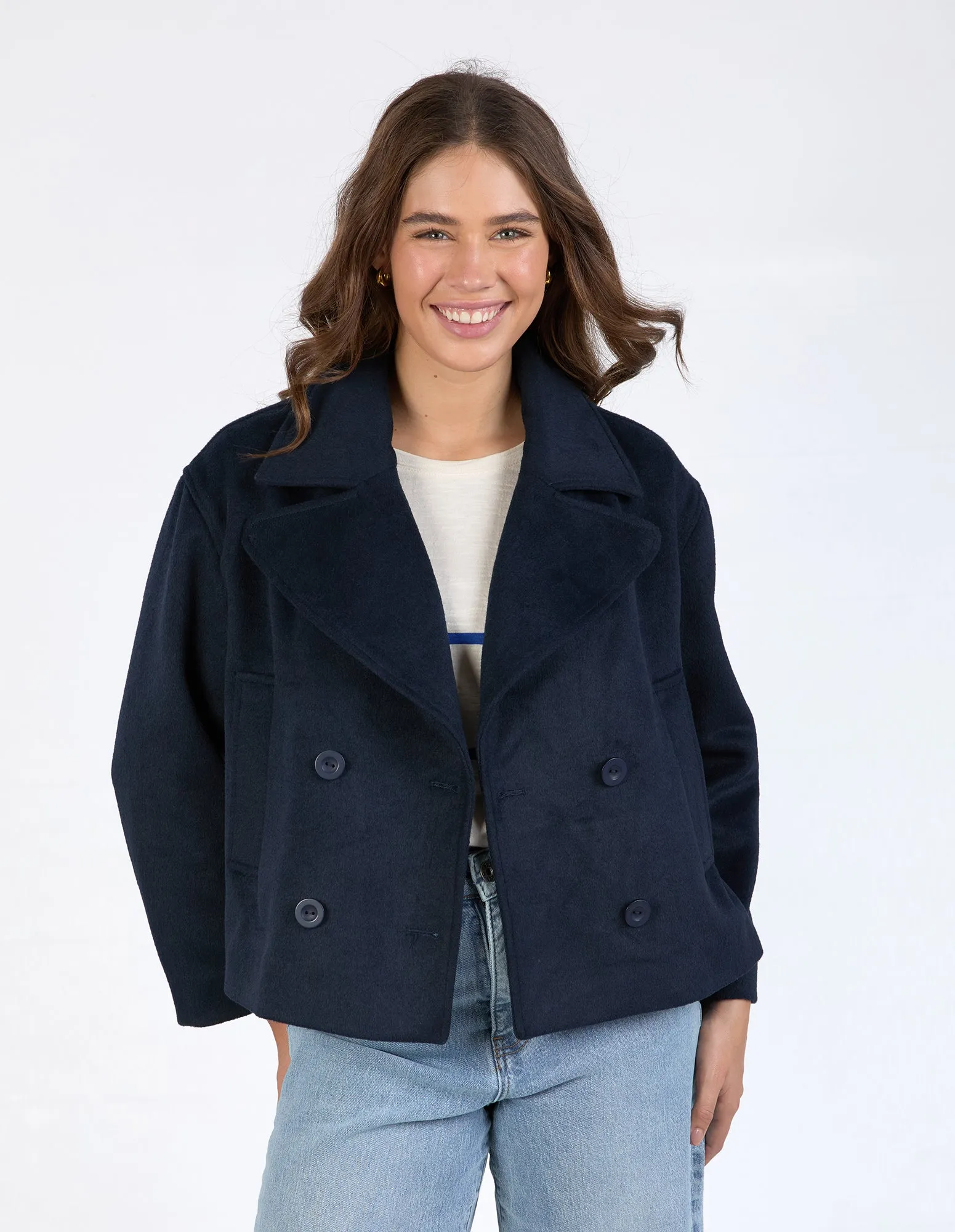 Harley Peacoat - Navy