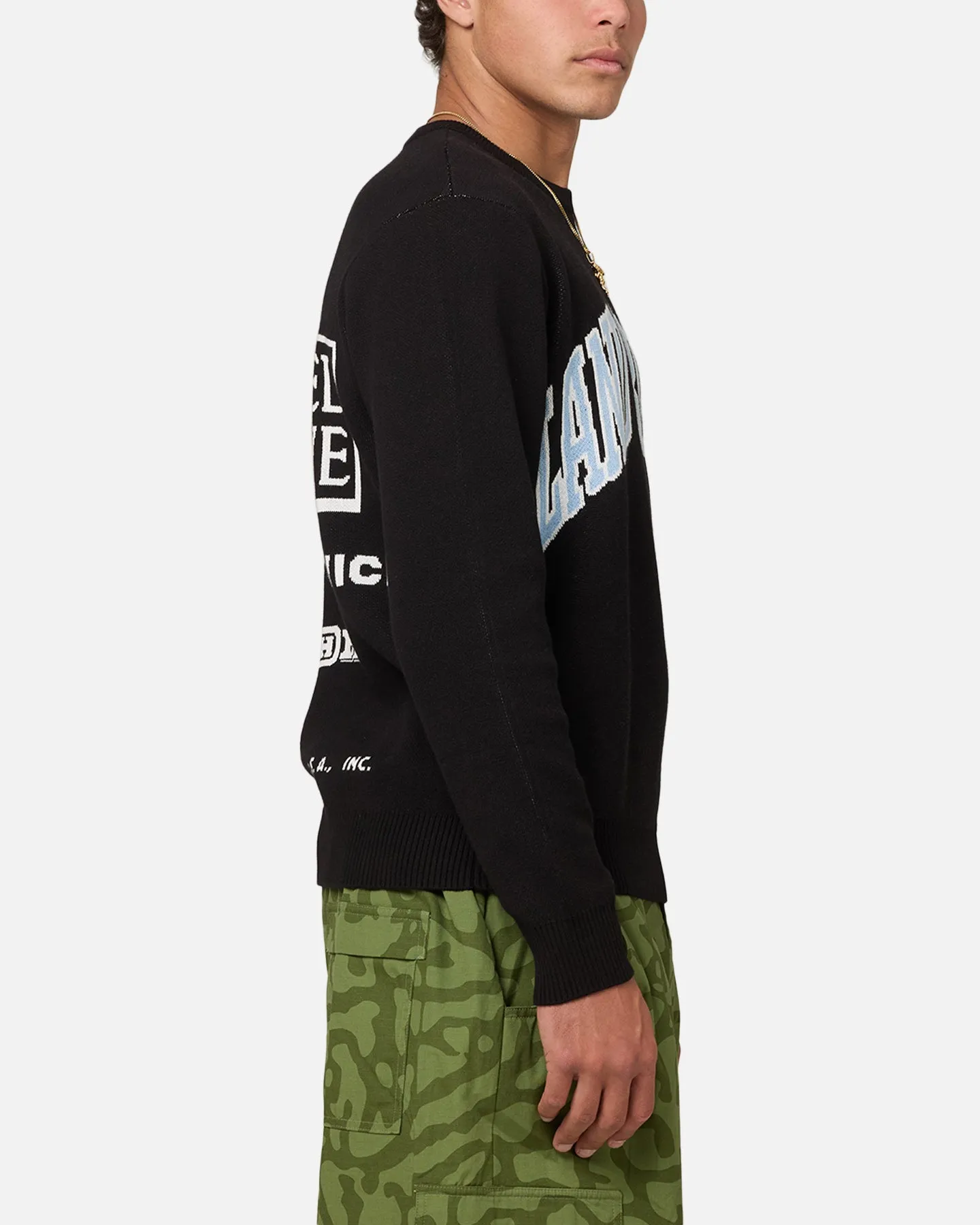 Huf X Toyota Parts And Service Crewneck Sweater Black