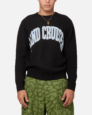 Huf X Toyota Parts And Service Crewneck Sweater Black