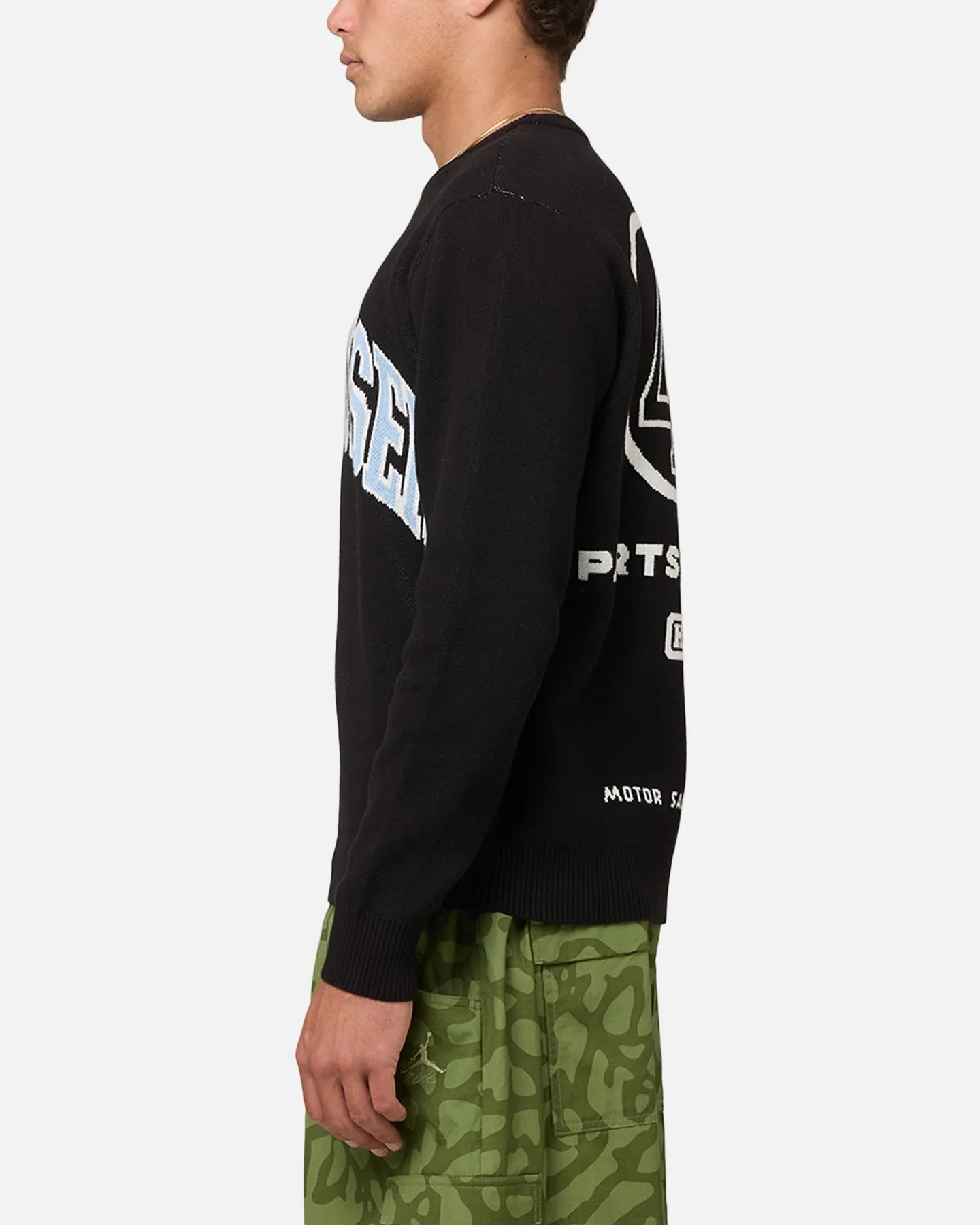 Huf X Toyota Parts And Service Crewneck Sweater Black