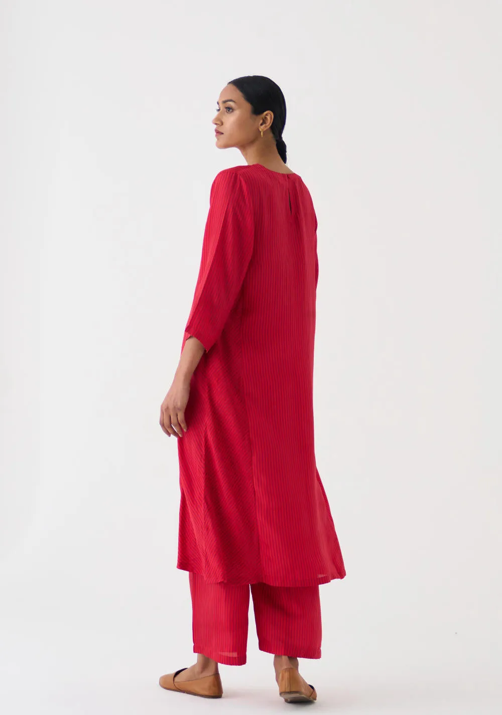 Iris Stripped Kurta Set