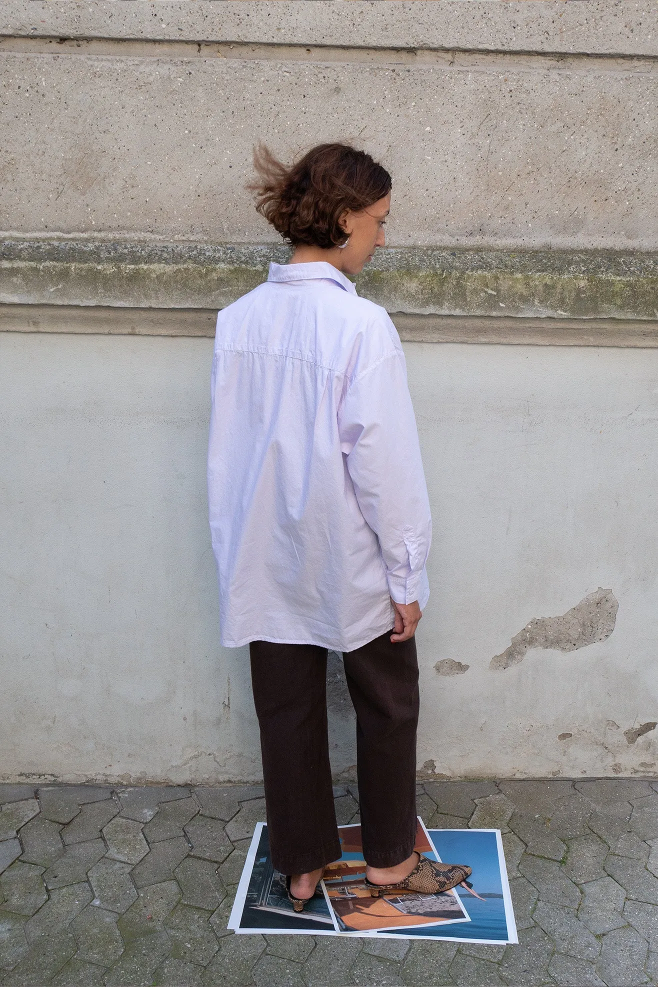 JESSE KAMM, Painter Shirt, Lilac Haze