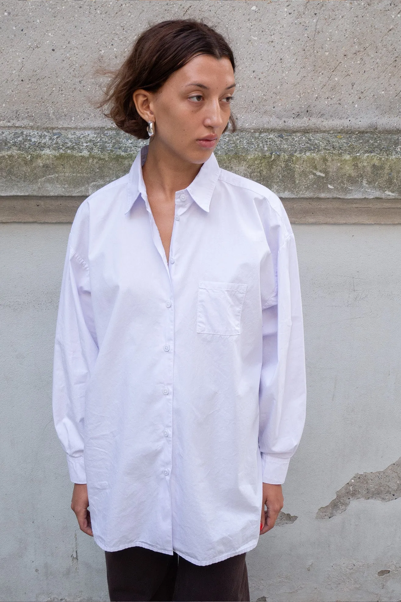 JESSE KAMM, Painter Shirt, Lilac Haze