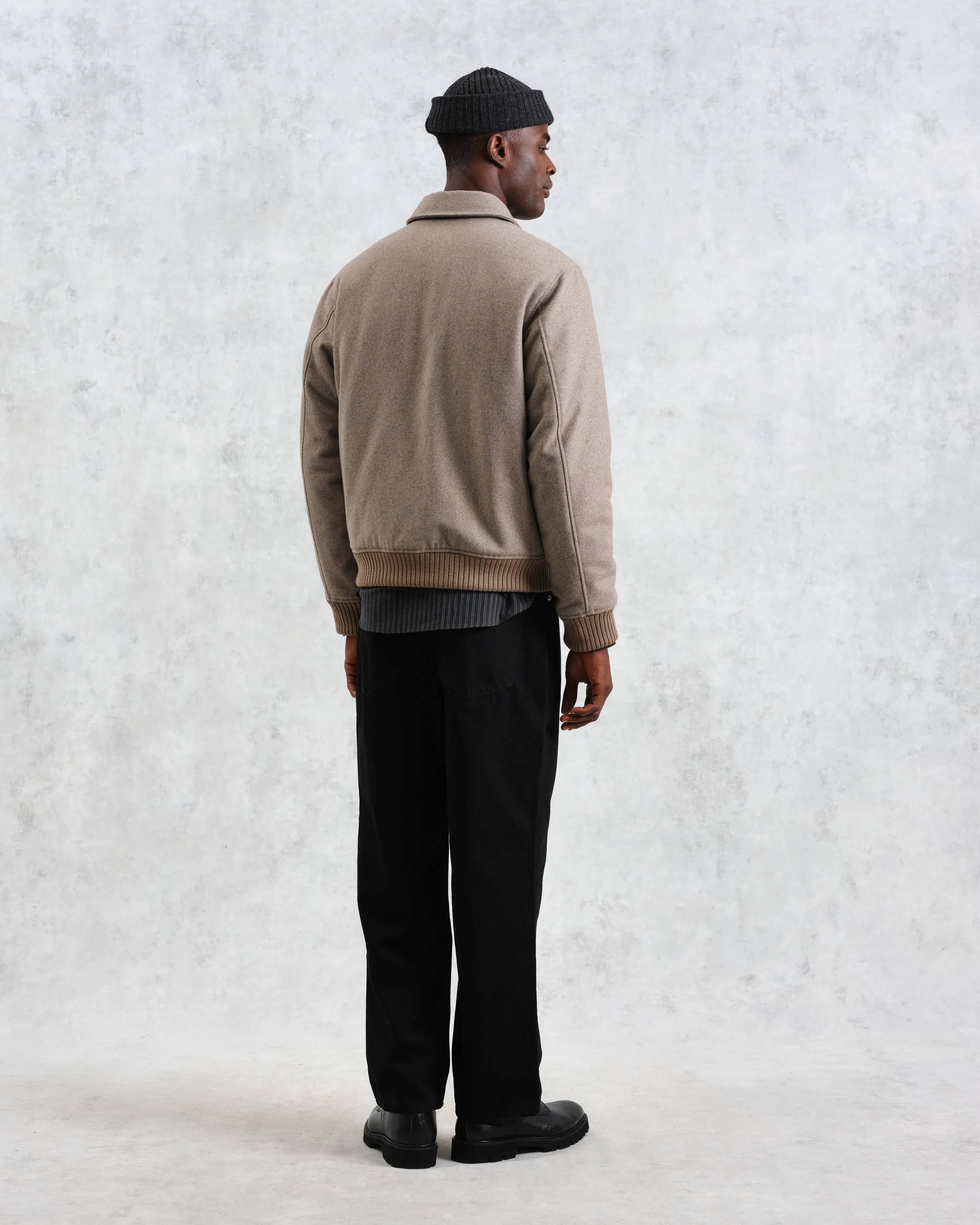 Knoll - Natural Wool Bomber Jacket