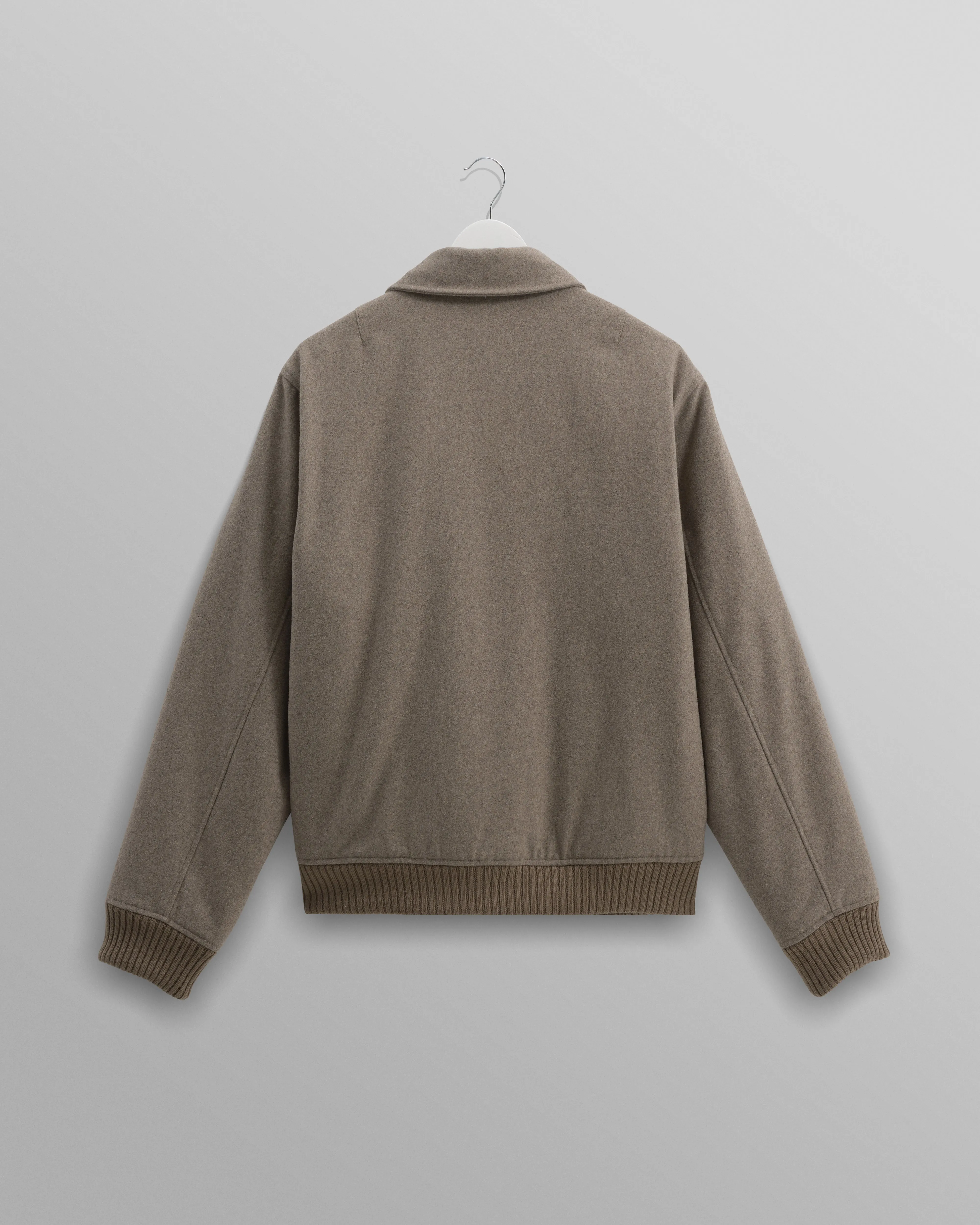 Knoll - Natural Wool Bomber Jacket