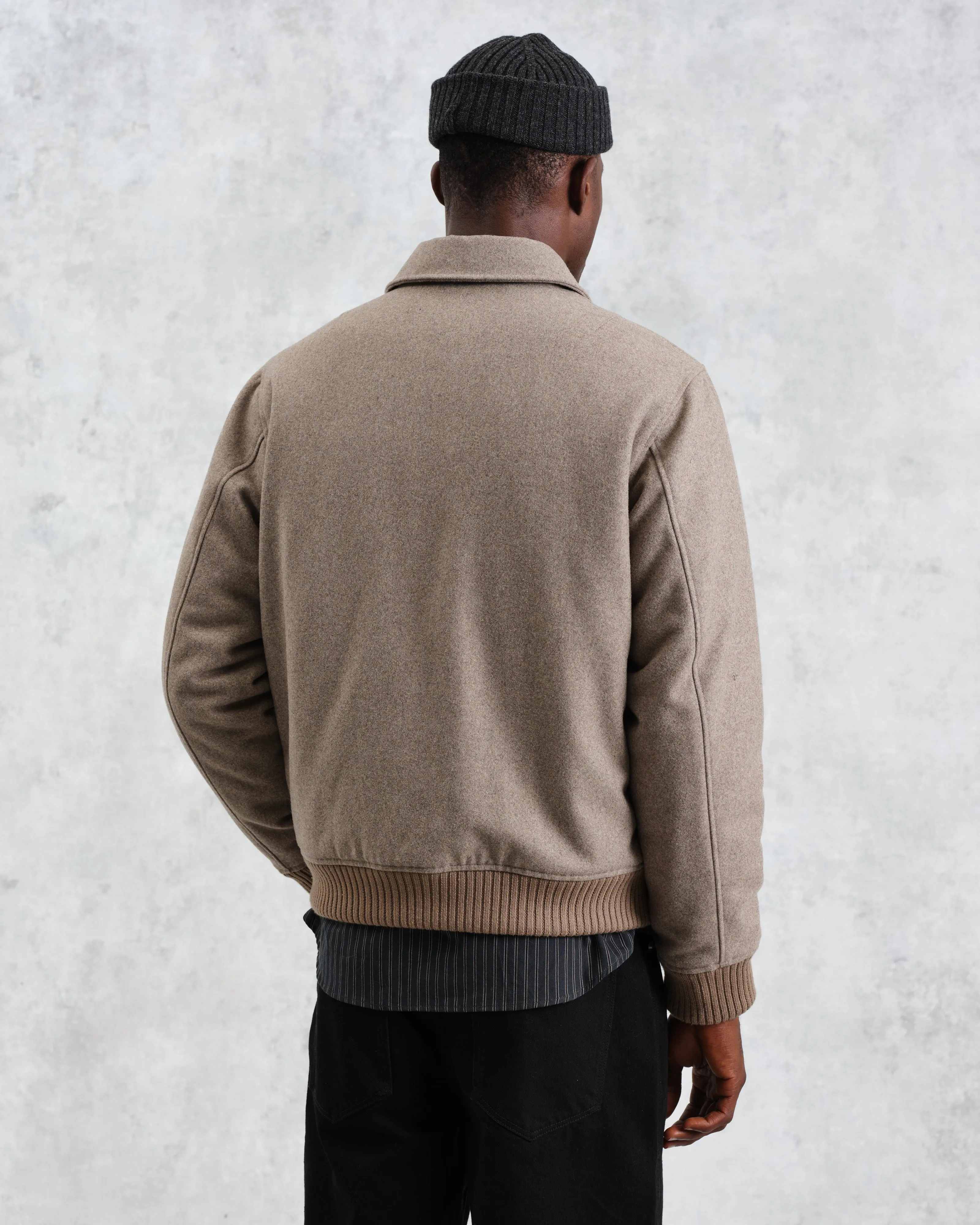 Knoll - Natural Wool Bomber Jacket