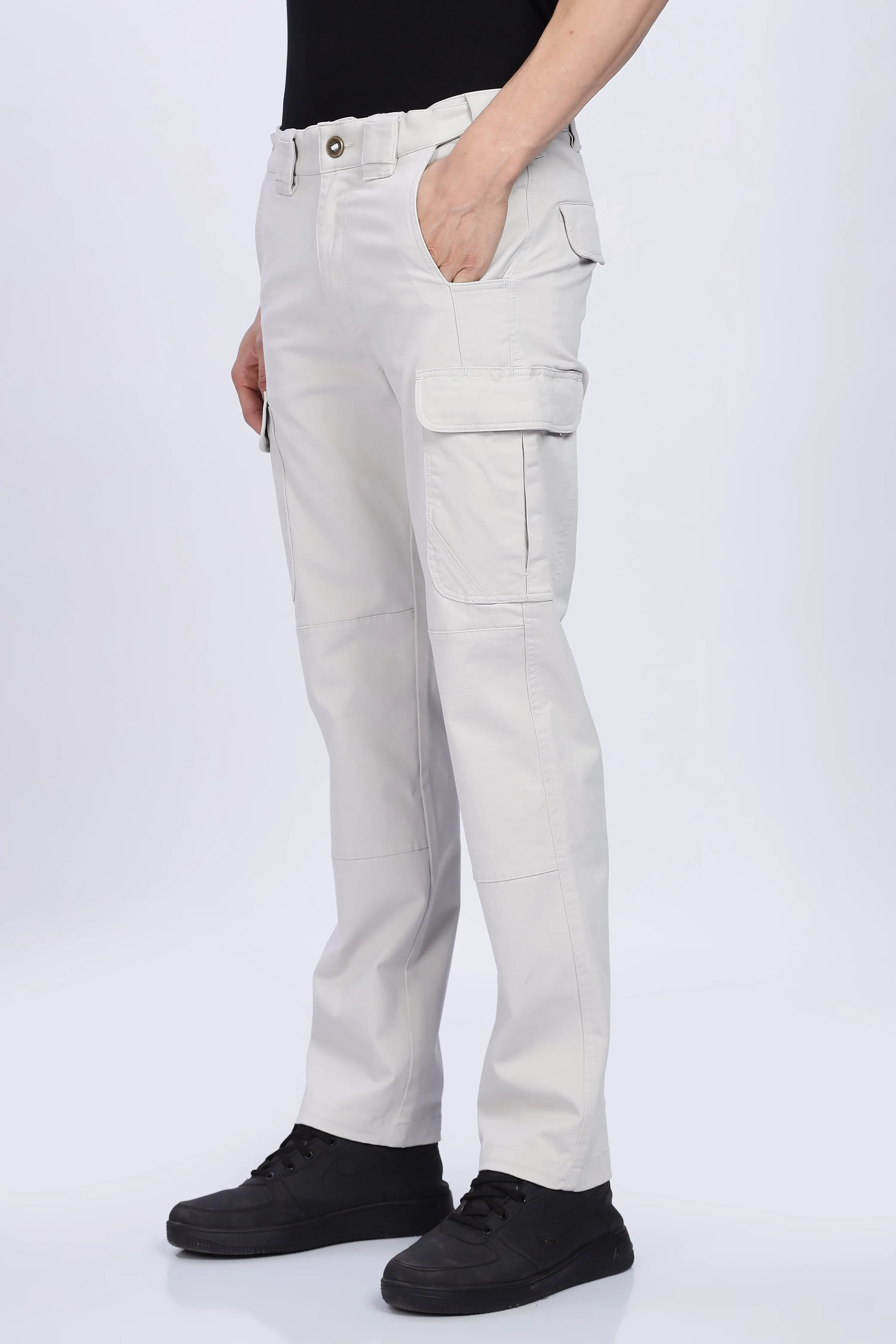 Light grey tactical cargo pants(Limited edition)