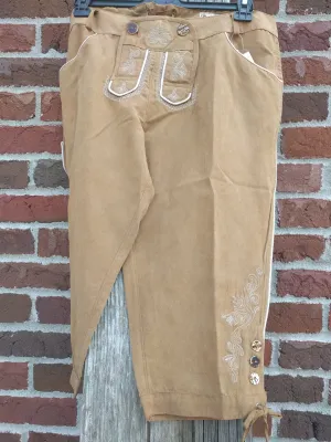 Light Kniebund Lederhosen Style Pants