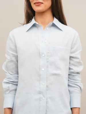 Linen Shirt Light Blue