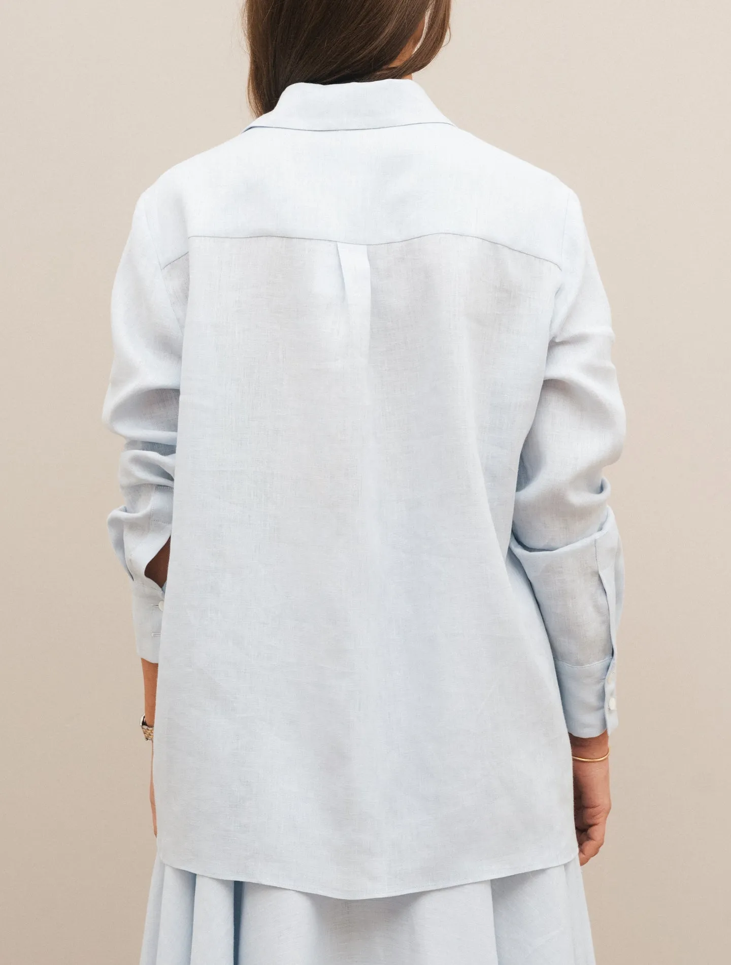 Linen Shirt Light Blue