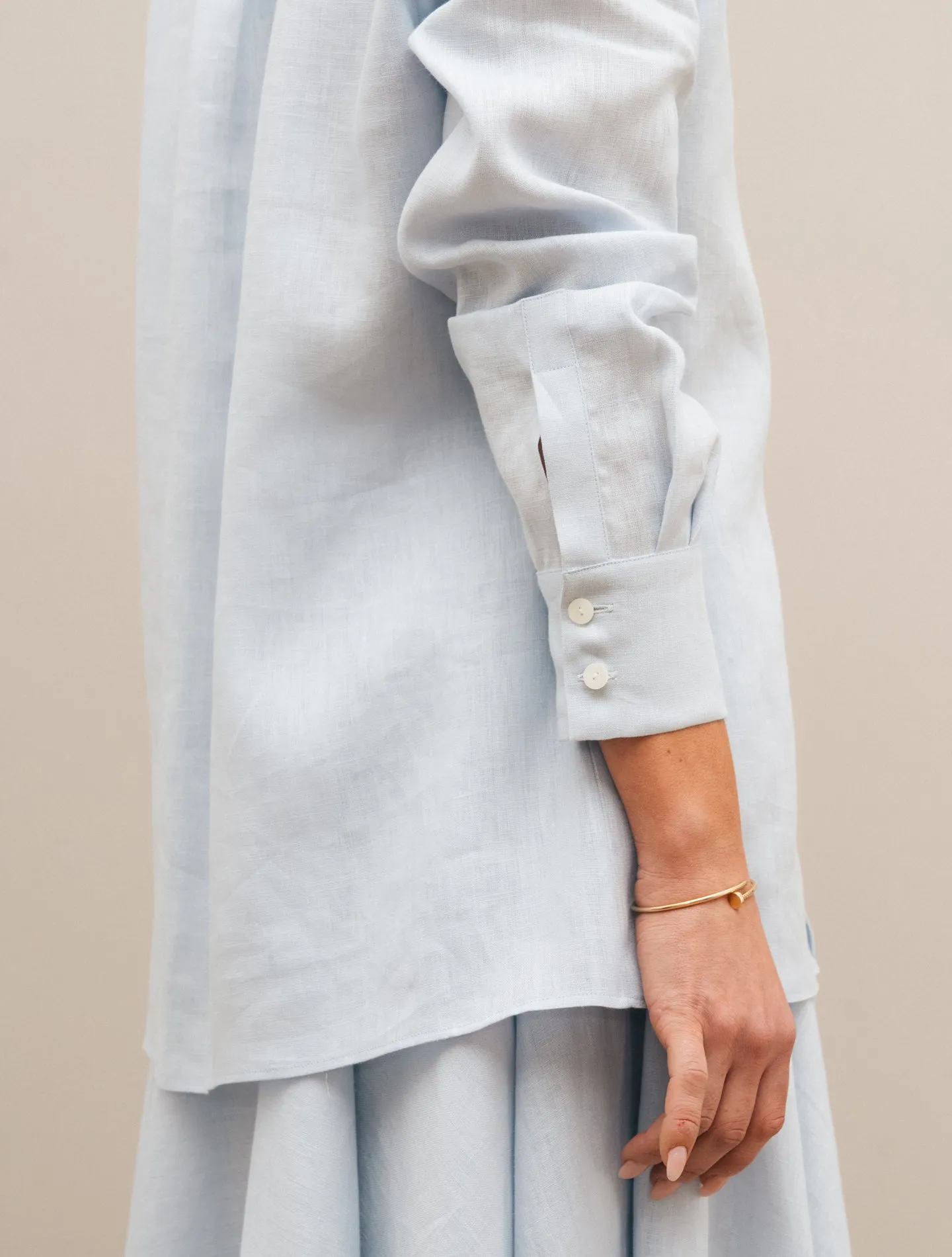 Linen Shirt Light Blue