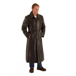 Matrix Long Coat in Cowhid leather 155