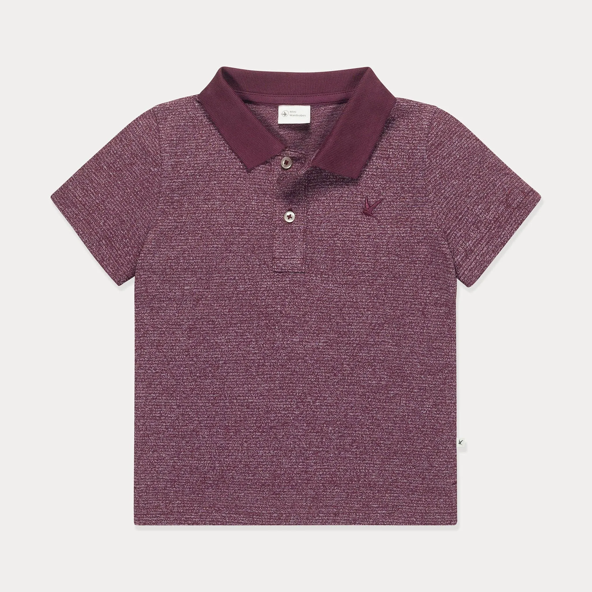 Mini Wardrobes - Toddler Polo Shirt, Boys Polo Shirt, Cotton Striped Toddler Boys Polo