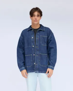 Niko Worker Jacket - Pebble Dark Retro